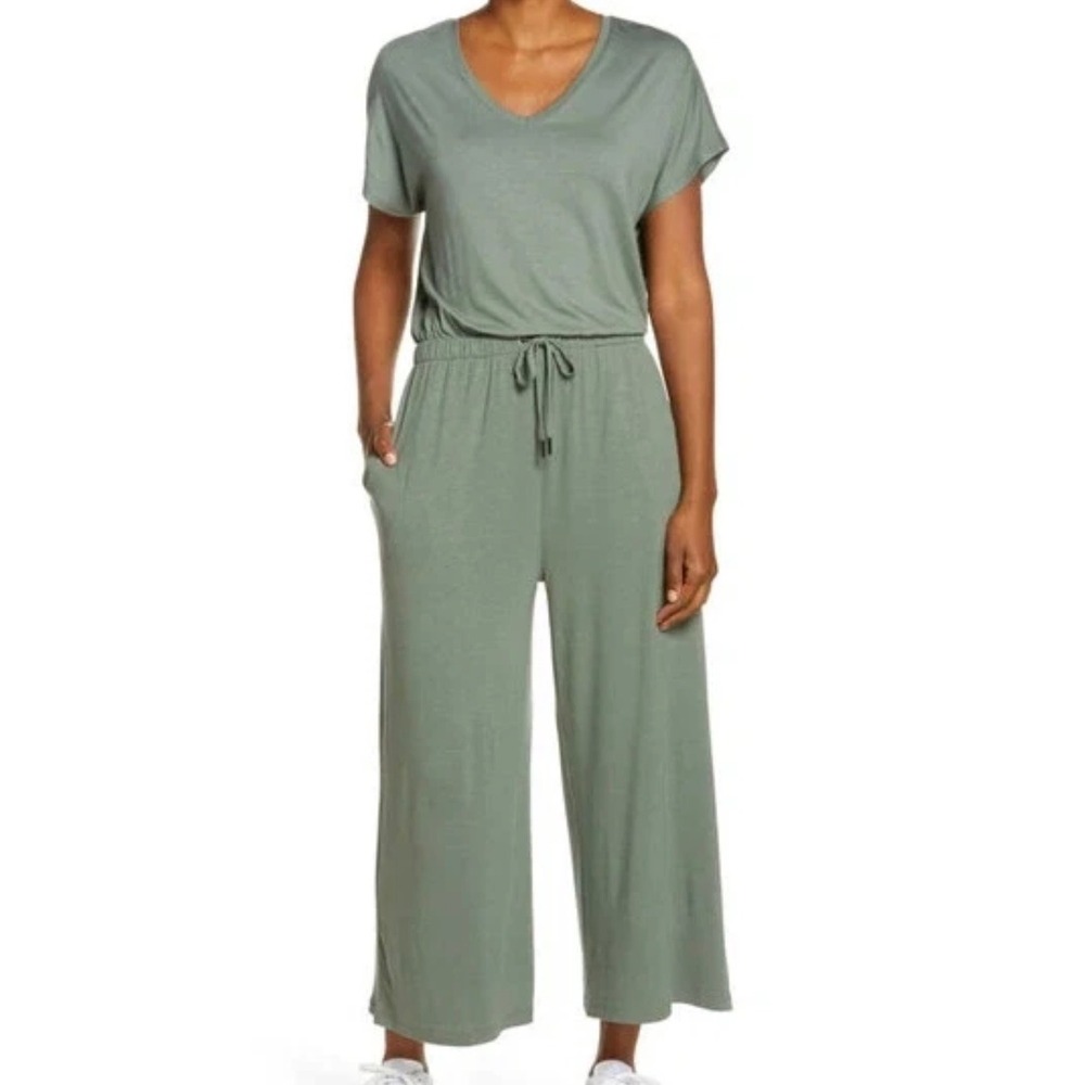 NWT Sweaty Betty Short Sleeve Drawstring Take It Easy Jumpsuit Romper Medium